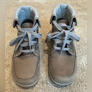 Chaco Gray Lace-Up Women's High-Top Boots